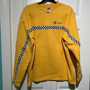 Yellow Oversized Sweatshirt